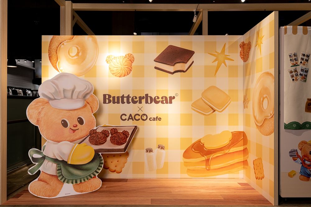 可愛到暈倒！CACO、Wave Shine聯名泰國人氣Butterbear奶油小熊！快閃店這天開始！-8