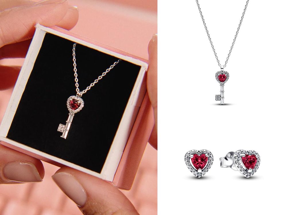 禮物提前準備好！Pandora 2026情人節系列來了！「愛心紅寶石」鑰匙吊飾、項鍊...打開另一半的心！-2