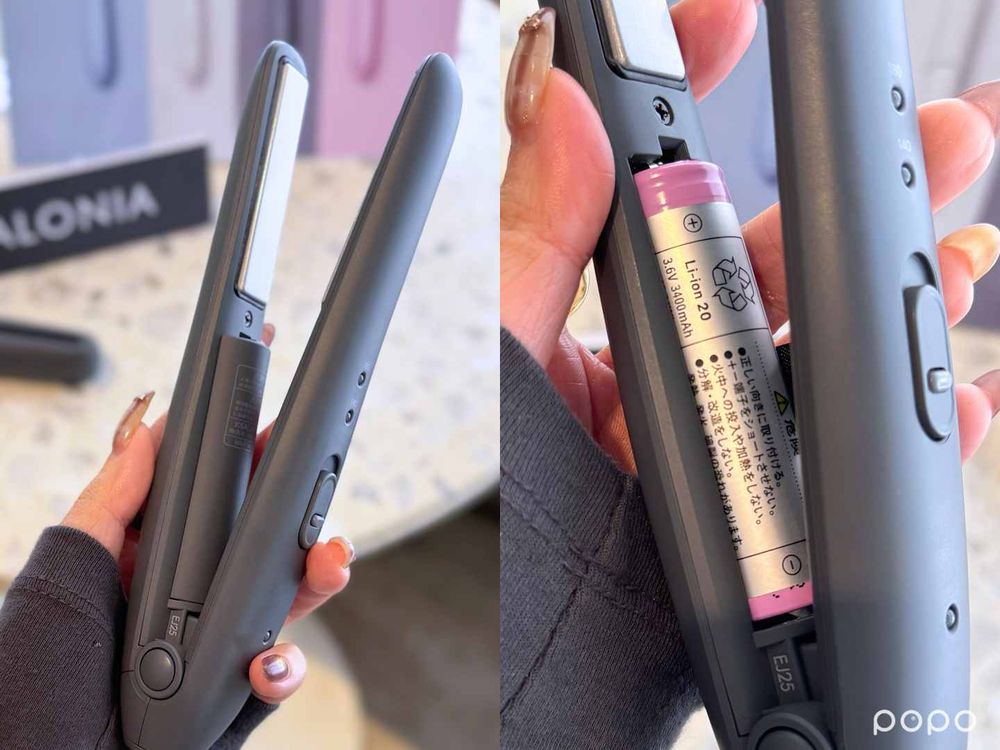 日本唐吉訶德上市秒殺、2026補貨到！SALONIA可為手機充電的「無線離子夾」，電池可拆還能帶上飛機！-14