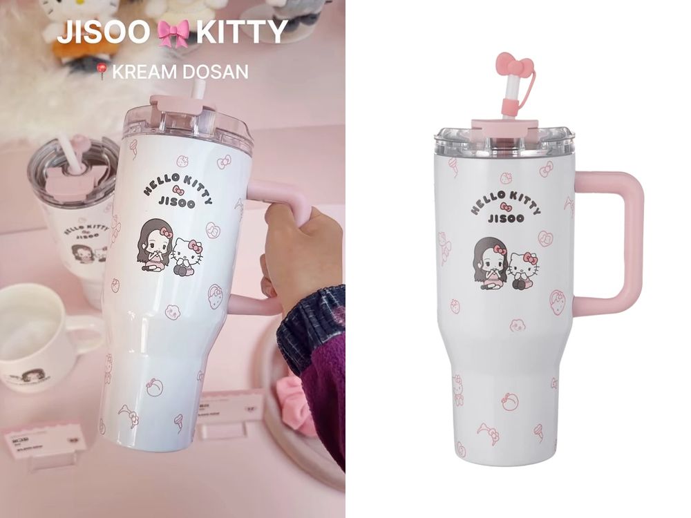 Jisoo×Hello Kitty聯名周邊價格出來了！「珍珠腰鏈Kitty玩偶、小灰塵凱蒂貓髮圈」連本人都愛到狂拍！-9