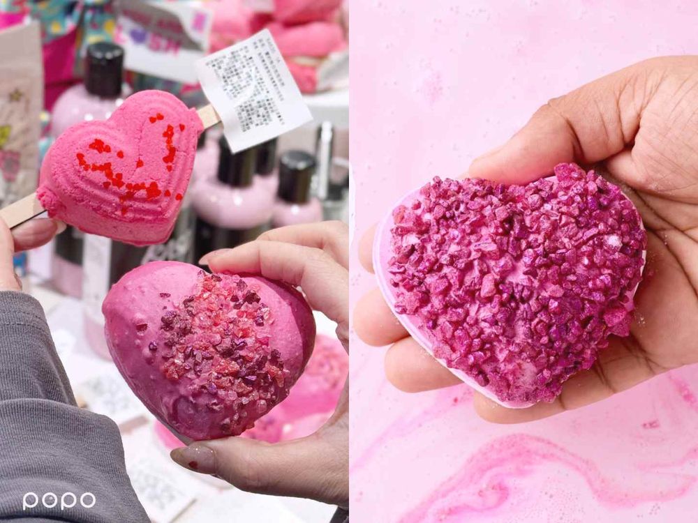 LUSH 2026情人節限定開賣！愛心汽泡彈、玫瑰香天鵝香皂，必收「為你鍾情禮盒」七款奢華護理一次擁有！-14
