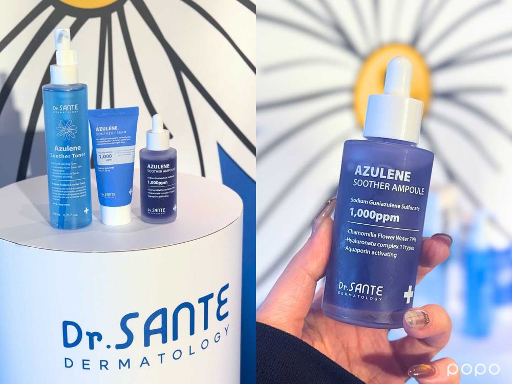 「醫美級穩膚王者」韓國醫美保養品Dr.SANTE首度登台！洋甘菊花水、甘菊藍精華、潤澤霜，韓女最強三步驟懶人養膚術！-11