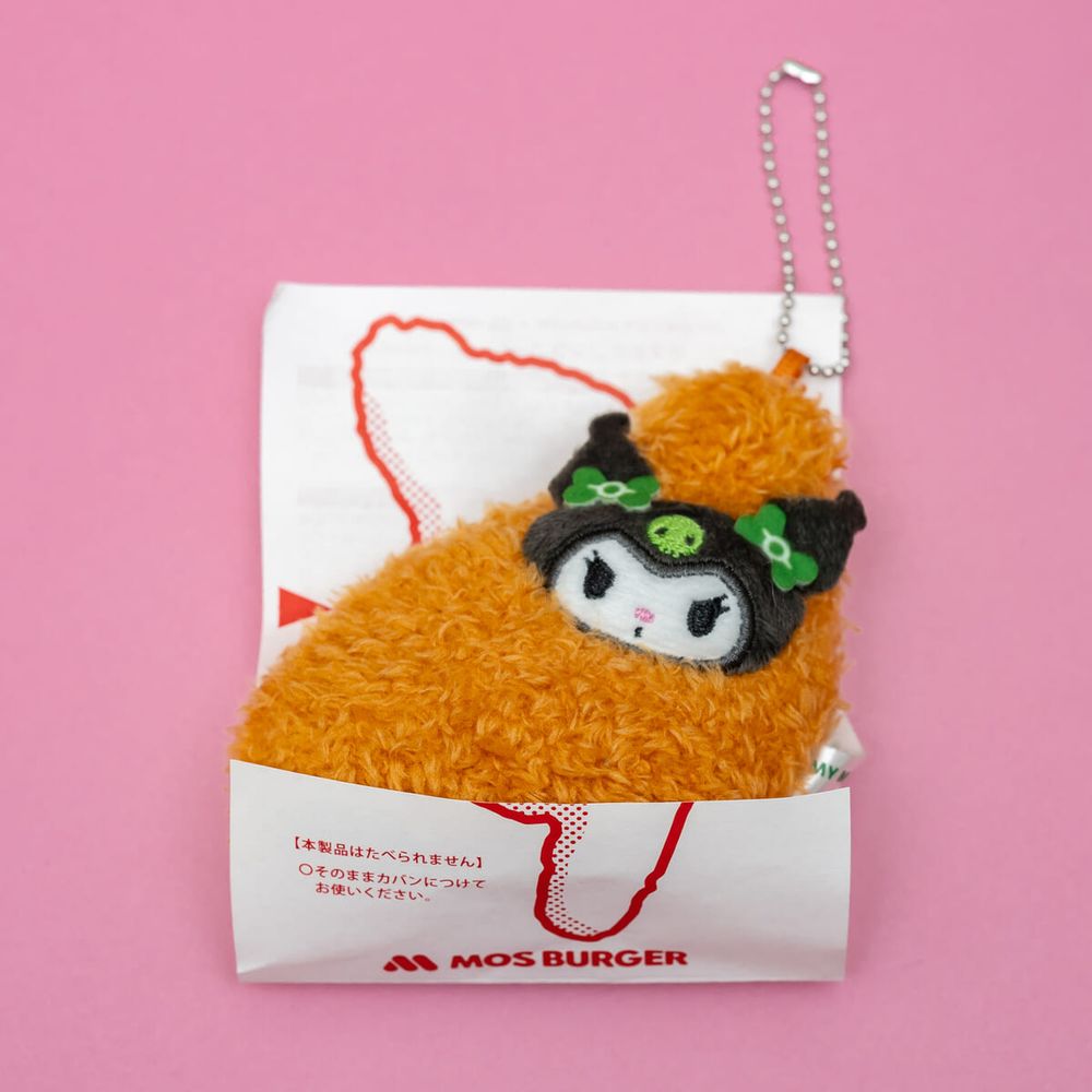 摩斯漢堡跟三麗鷗聯名了！超呆萌「和風炸雞酷洛米、摩斯雞塊美樂蒂」絨毛吊飾這天可愛開賣！-5