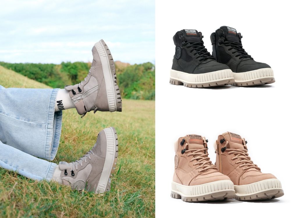 PALLADIUM吳映潔GEmma合作形象太好看！超細腿同款「厚底巧克力靴」絕對要入手！-5