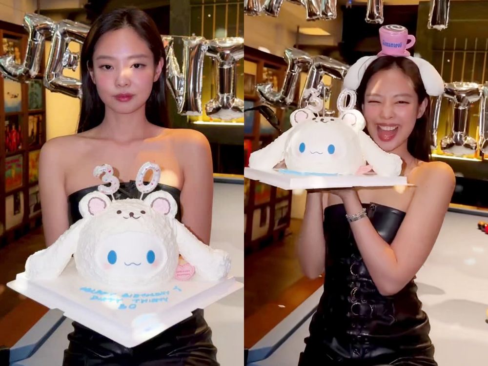 Jennie簡直「大耳狗」狂粉～連生日都拿喜拿蛋糕！大耳狗聯名再登熱搜、犀牛盾這系列手機殼太可愛！-1
