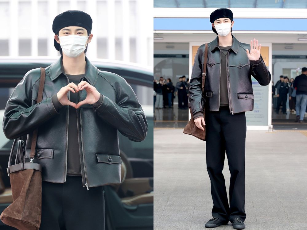 老公老婆們出差去！許光漢、邊佑錫、Karina將合體？！MEOVV Gawon逆天長腿太不科學！-6