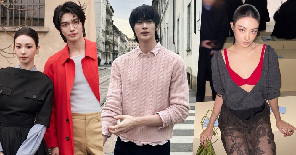 Prada男裝「大秀頭排」顏值超標！邊佑錫重返主場，Karina、Ｗin合照全網瘋狂啦！-1