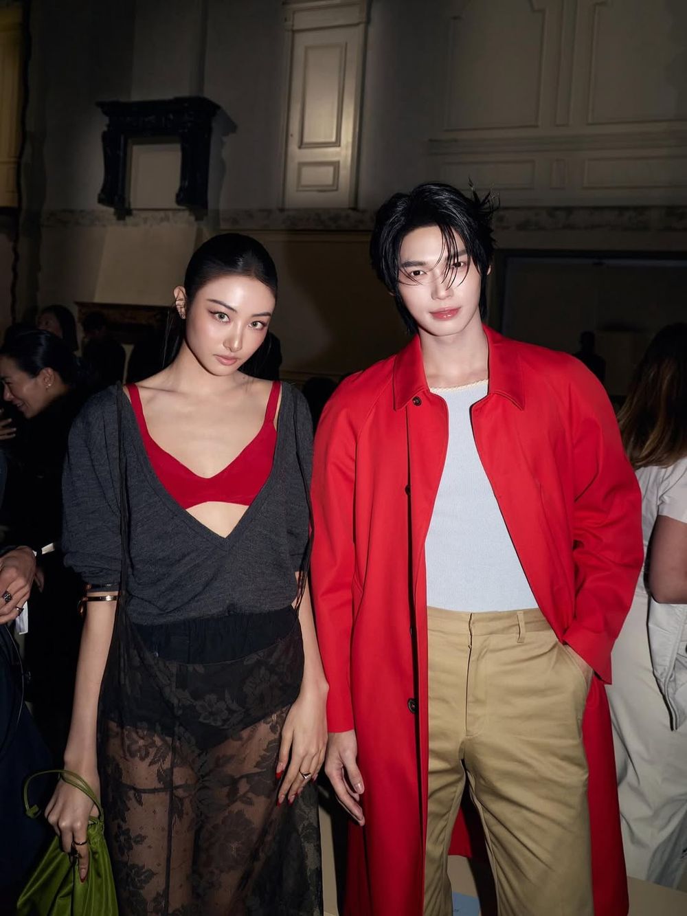 Prada男裝「大秀頭排」顏值超標！邊佑錫重返主場，Karina、Ｗin合照全網瘋狂啦！-8