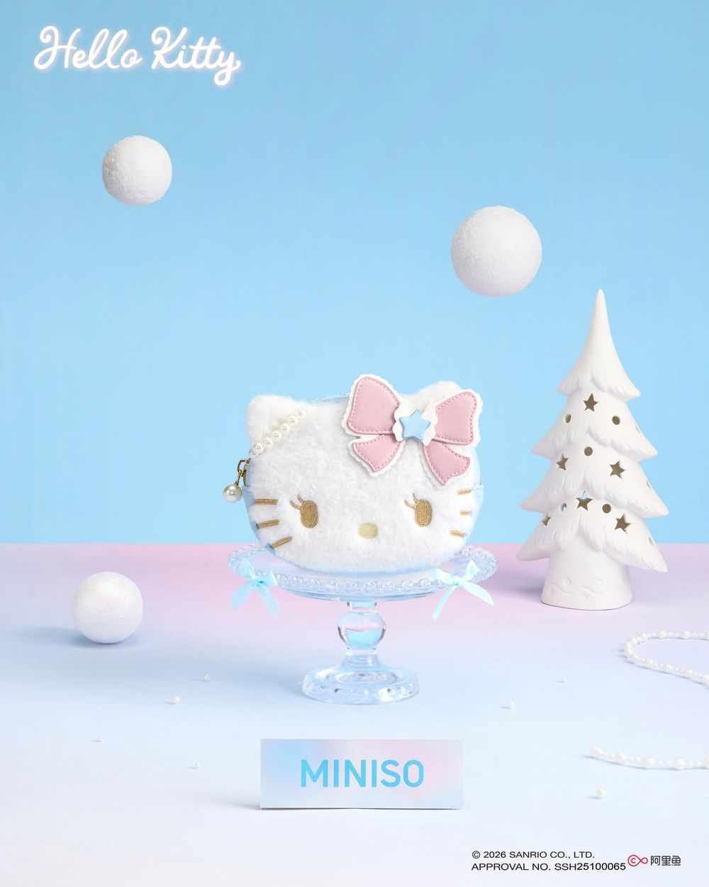 可愛發瘋！超夢幻「小飛馬Hello Kitty絨毛玩偶、愛心翅膀Kitty吊飾、大頭零錢包」全都太想買！-4