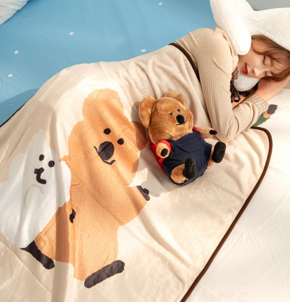 7-11開賣超可愛DINOTAENG矮袋鼠周邊！萌翻「QUOKKA絨毛玩偶、法蘭絨毯子」全都太欠買！-3