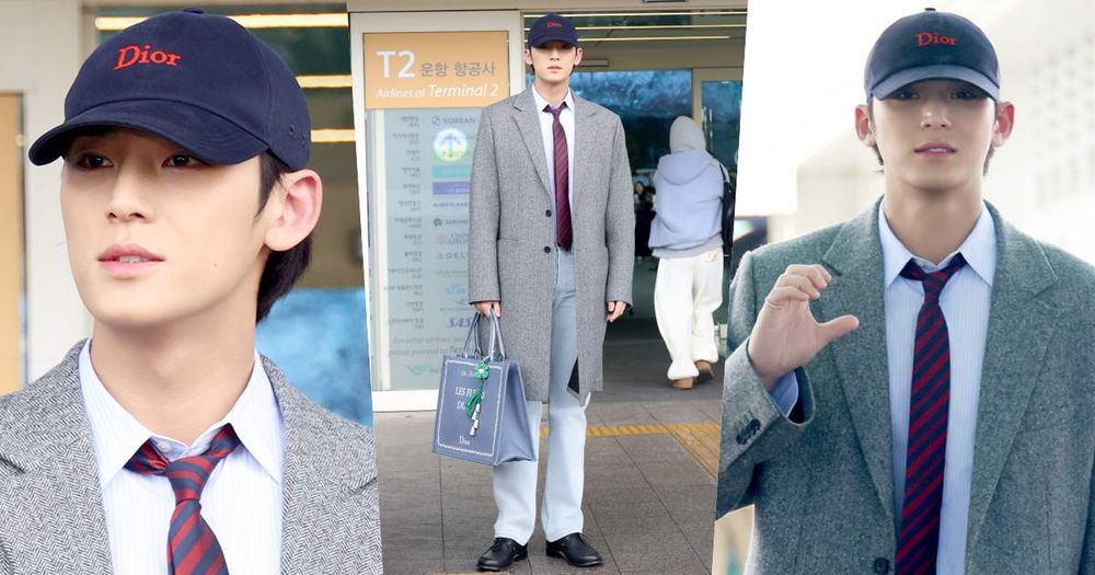 克拉的大狗狗出差去！迪奧貴公子「SVT玟奎」出發Dior大秀！187公分逆天身材簡直行走畫報！-1