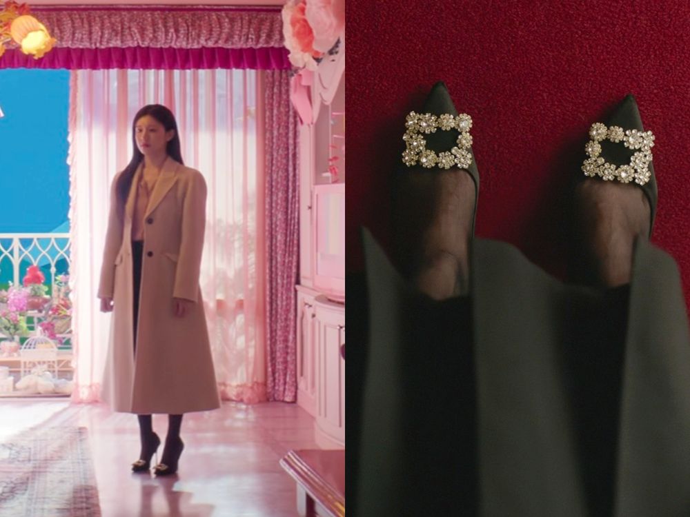  韓劇女主御用美鞋！《愛情怎麼翻譯?》高允貞第一集就穿這雙RV「花鑽跟鞋」、人生值得投資一雙！-9