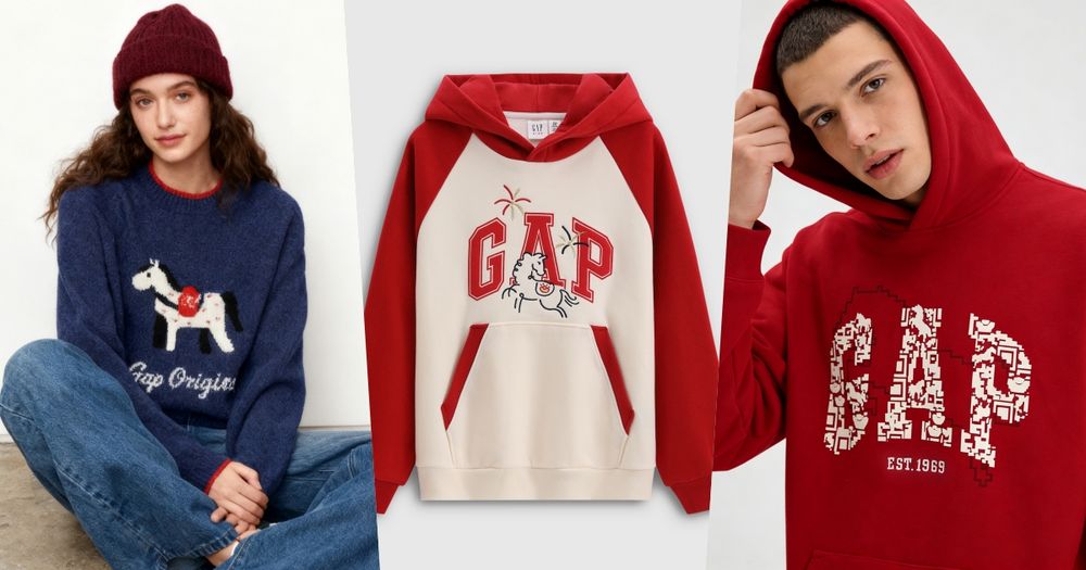 Gap下殺六折！還有馬年系列陪你迎接好運！紅色穿搭、小馬上衣讓你「馬上發財」快衝去逛！-9