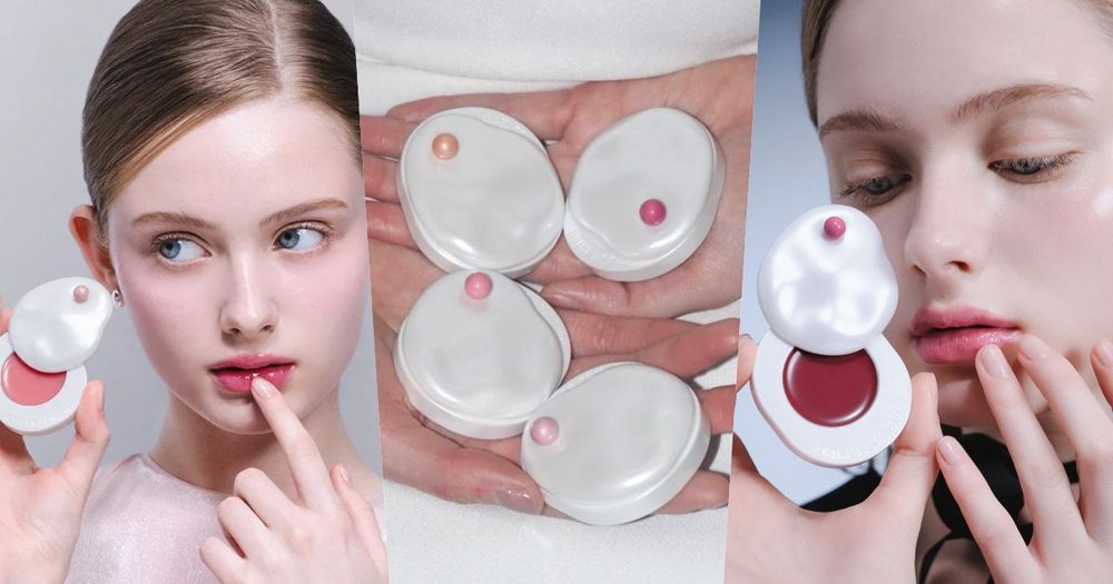 是彩妝還是夢幻收藏品？！昆黛爾香氛副牌打造「珍珠潤唇膏」，不規則霧光母貝外殼＋原生嫩唇妝效，一抹散發甜嫩香草香調！-1