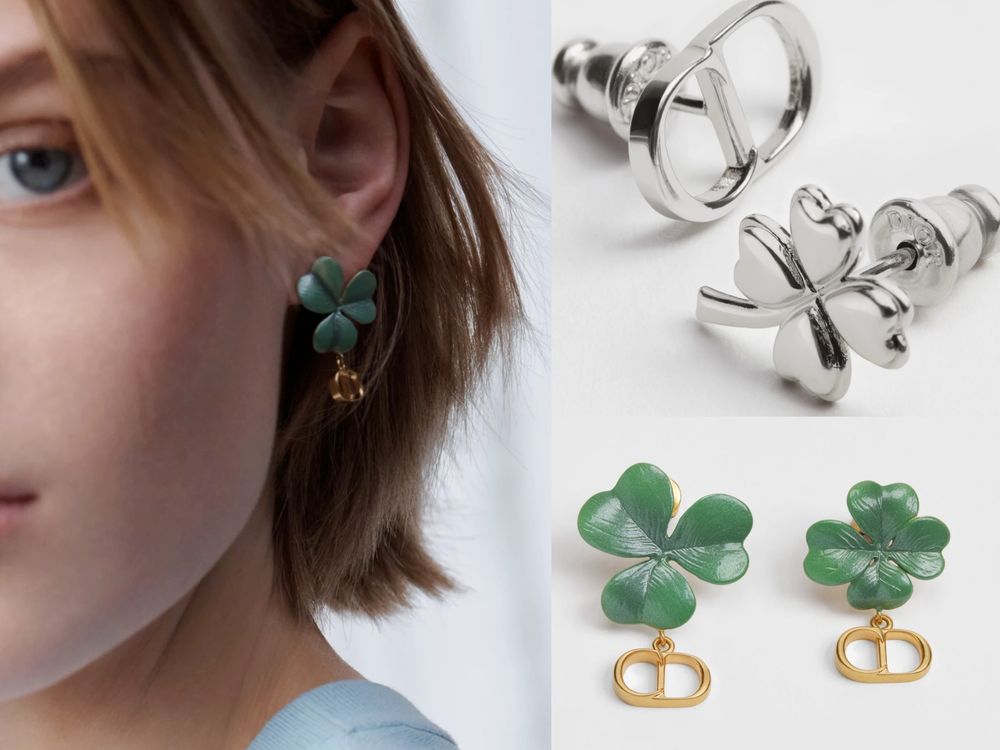 《愛情怎麼翻譯》高允貞看極光幸運草Dior幫你找到了？迪奧幸運草系列「胸針、吊飾」韓星也狂收藏！-9