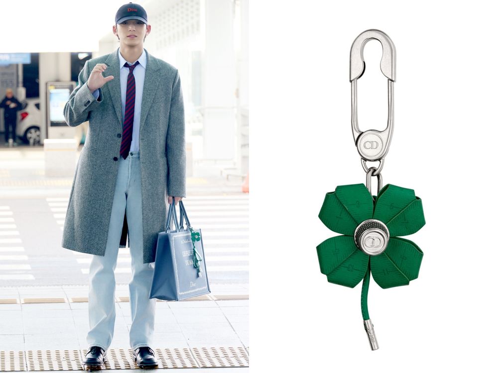 《愛情怎麼翻譯》高允貞看極光幸運草Dior幫你找到了？迪奧幸運草系列「胸針、吊飾」韓星也狂收藏！-10