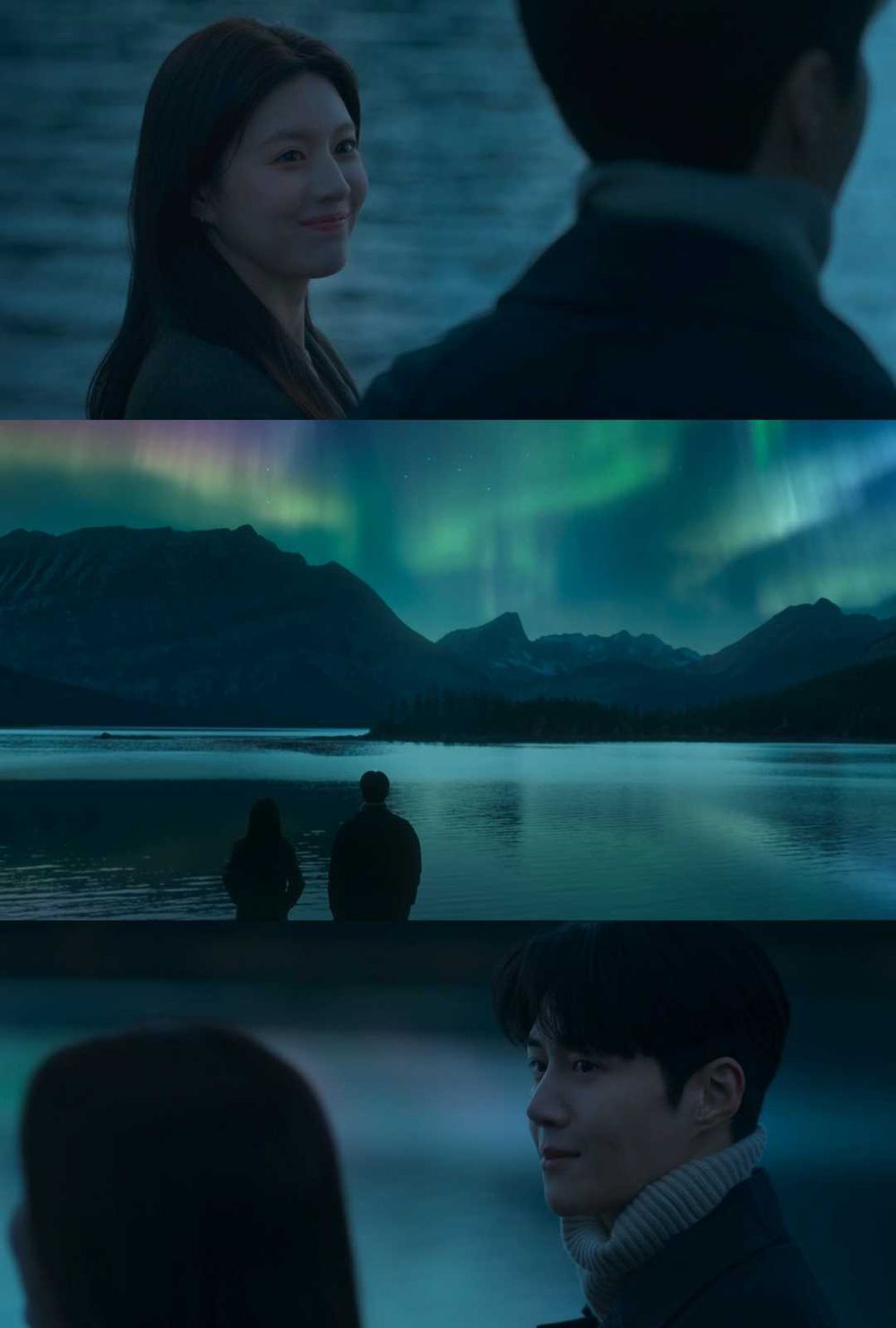 Netflix《愛情怎麼翻譯》金宣虎高允貞心動名場面！看極光、湖邊初吻超浪漫，雪夜「告白擁吻」網友尖叫到失控！-10