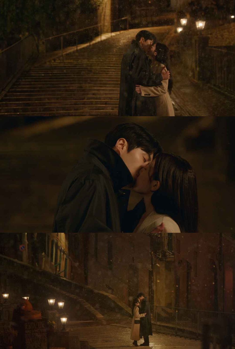 Netflix《愛情怎麼翻譯》金宣虎高允貞心動名場面！看極光、湖邊初吻超浪漫，雪夜「告白擁吻」網友尖叫到失控！-13