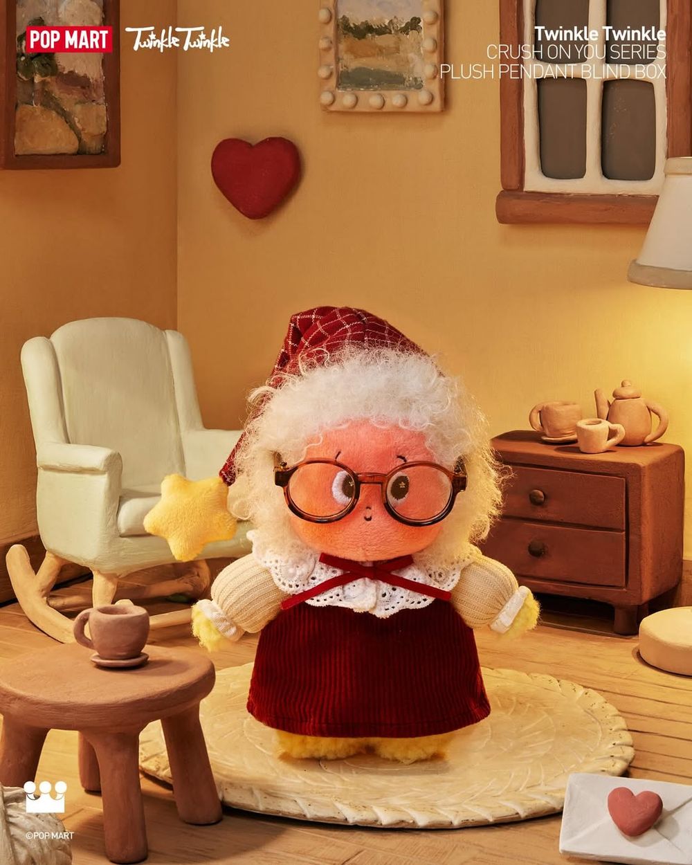 泡泡瑪特「星星人」2026情人節周邊來了！「手牽手愛心星星人側背包、邱比特變裝吊飾」這天開賣！-3