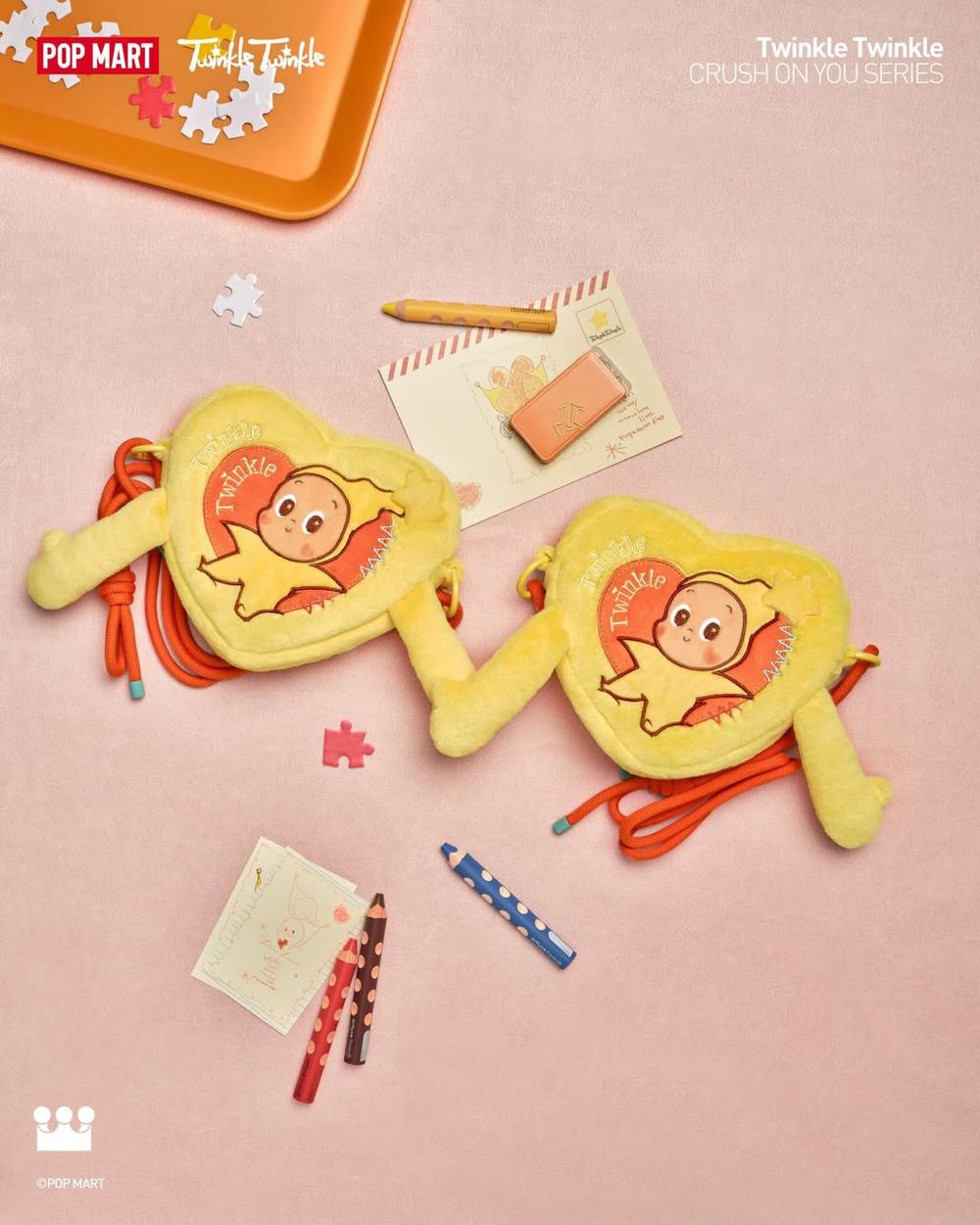 泡泡瑪特「星星人」2026情人節周邊來了！「手牽手愛心星星人側背包、邱比特變裝吊飾」這天開賣！-15