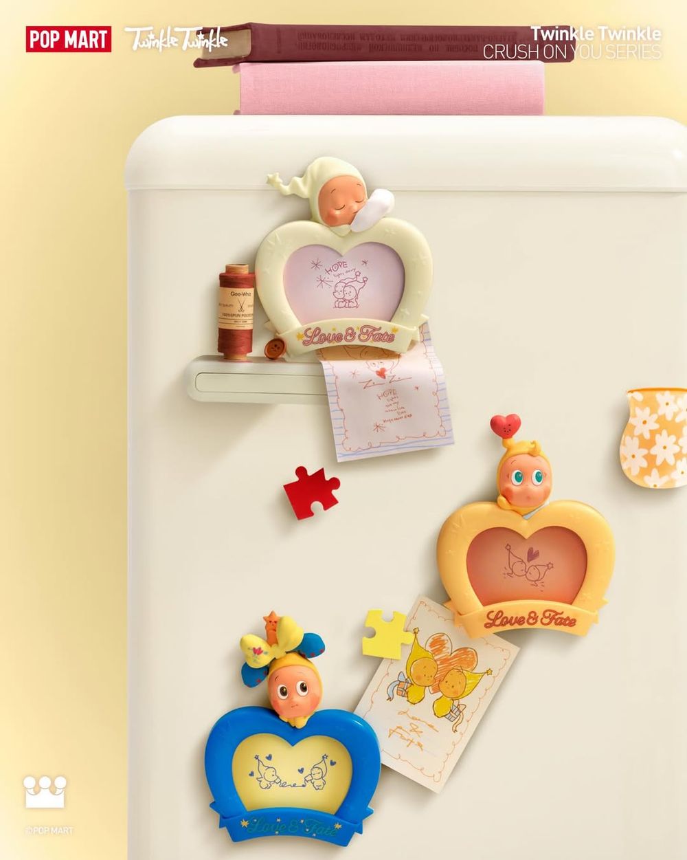 泡泡瑪特「星星人」2026情人節周邊來了！「手牽手愛心星星人側背包、邱比特變裝吊飾」這天開賣！-13