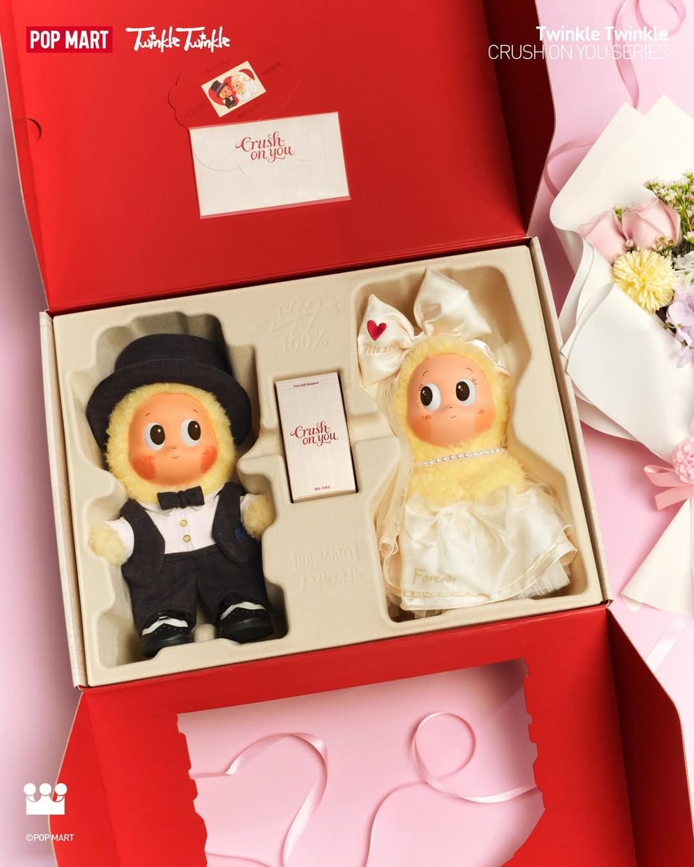 泡泡瑪特「星星人」2026情人節周邊來了！「手牽手愛心星星人側背包、邱比特變裝吊飾」這天開賣！-18