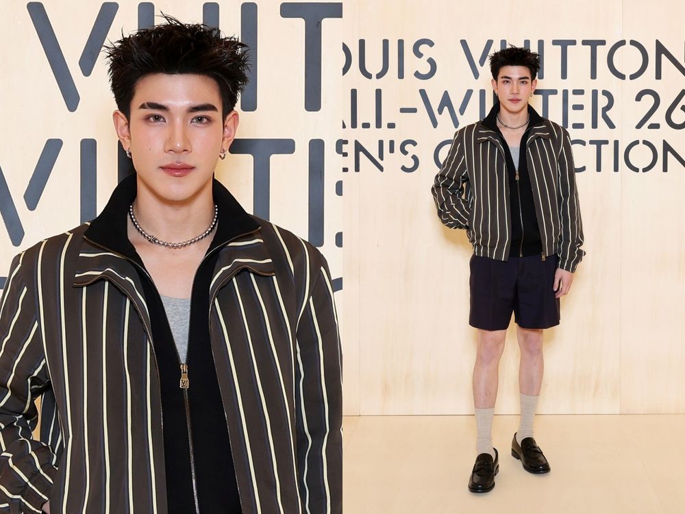 LV男裝週大秀簡直男神產地！BamBam直接上台走秀，還有「王嘉爾、王鶴棣、 徐明浩、孔劉」都來了！-2