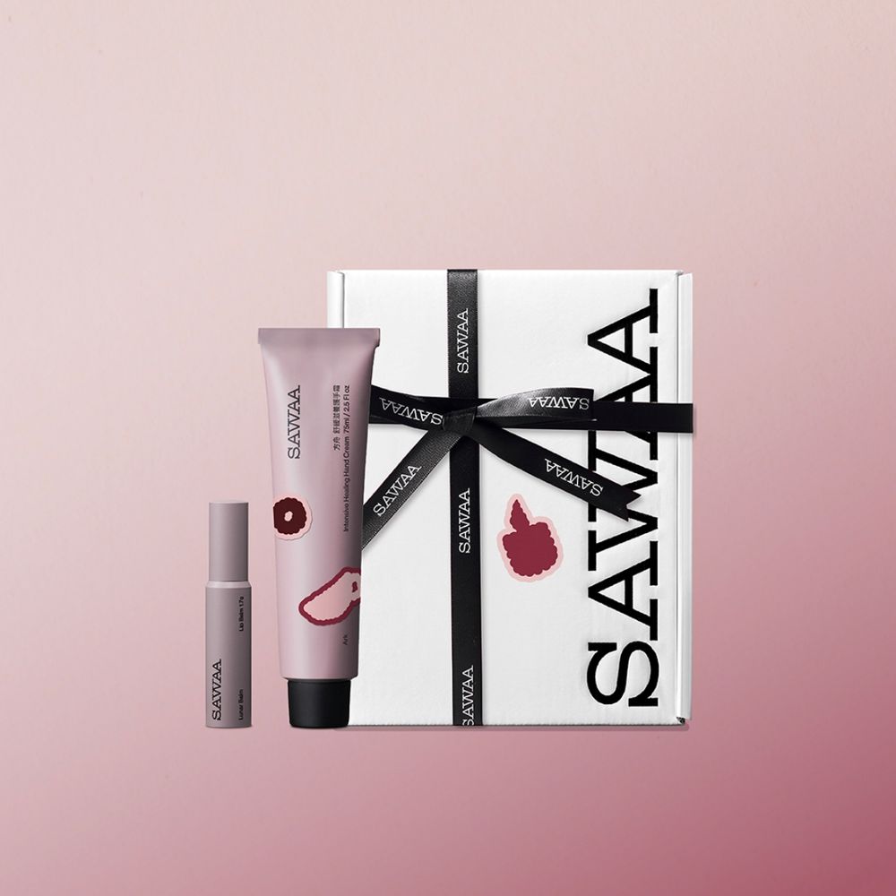 把浪漫留在日常生活裡！SAWAA情人節限定洗沐保養禮盒推薦，香氛洗沐、潤唇護手一次到位，心意滿滿保證不踩雷！-7