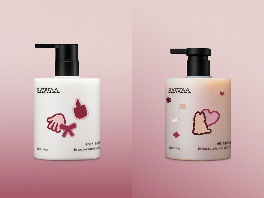 把浪漫留在日常生活裡！SAWAA情人節限定洗沐保養禮盒推薦，香氛洗沐、潤唇護手一次到位，心意滿滿保證不踩雷！-8