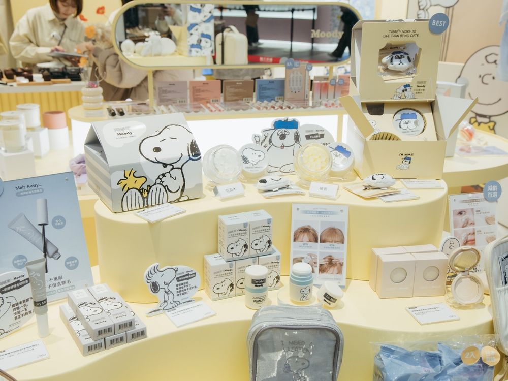 2026史努比聯名美妝登場！Moody超夢幻SNOOPY美妝快閃店降臨A11，手工洗刷皂、頭髮蓬蓬粉...，都可愛瘋了！-5