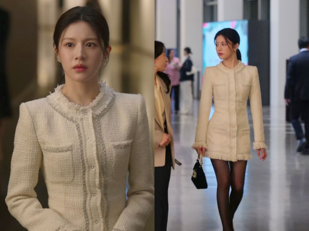 毛帽被問爆！《愛情怎麼翻譯?》高允貞根本行走的香奈兒！15套小香風穿搭、CHANEL包包一次看！-9