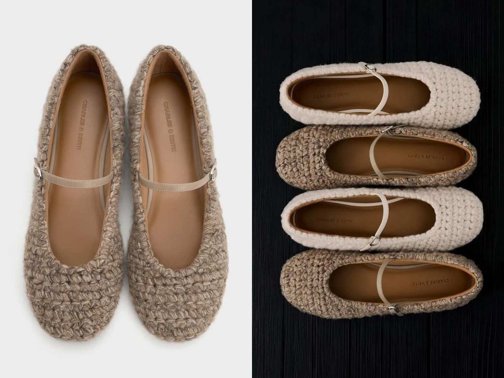 難怪店裡找不到！CHARLES & KEITH官網限定「針織瑪莉珍、懶人鞋」晚一步就沒了！-2