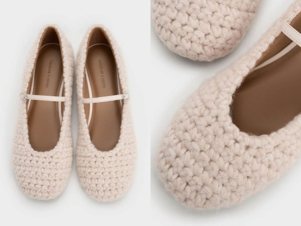 難怪店裡找不到！CHARLES & KEITH官網限定「針織瑪莉珍、懶人鞋」晚一步就沒了！-5