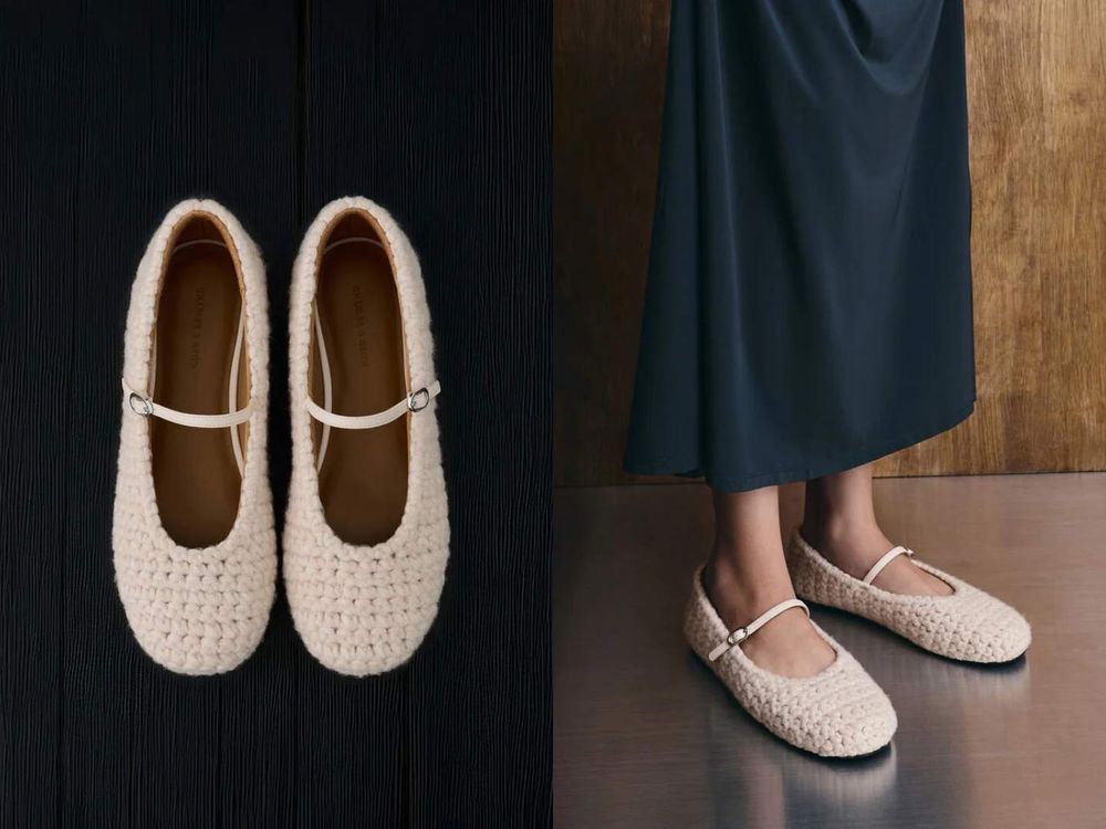 難怪店裡找不到！CHARLES & KEITH官網限定「針織瑪莉珍、懶人鞋」晚一步就沒了！-4