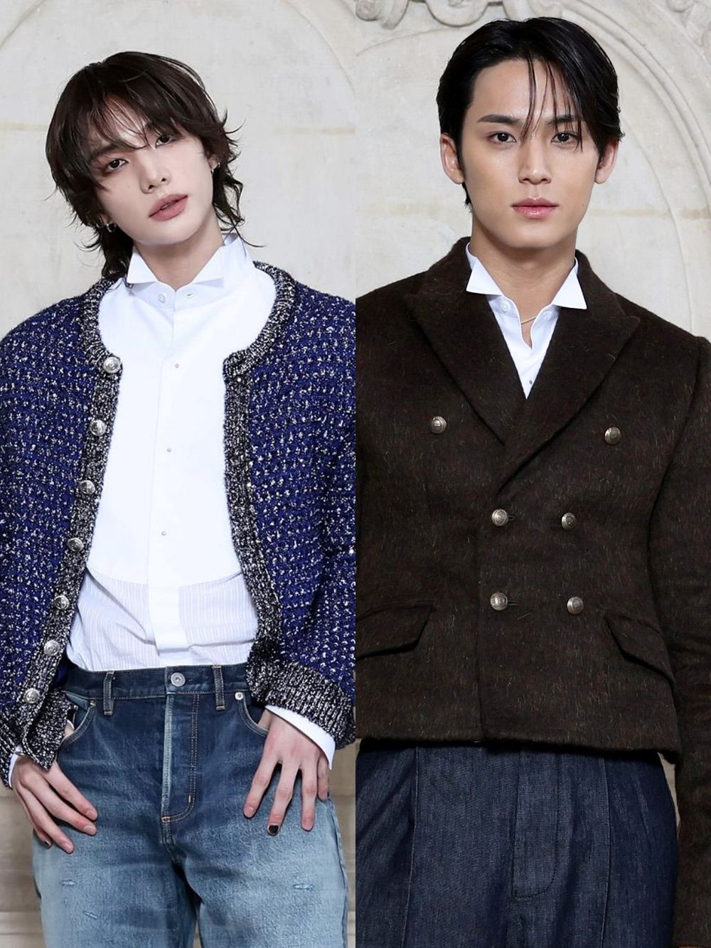 Stray Kids鉉辰首次現身Dior大秀！「狼尾髮+毛呢外套」根本王子出巡、外媒都暴動了！-0