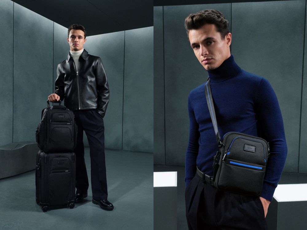 F1世界冠軍Lando愛牌！TUMI全新電光藍「登機箱、後背包」根本成功人士標配？！-4