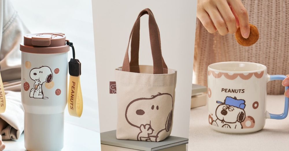 7-11開賣超實用史努比周邊小物！萌翻「甜甜圈歐拉夫馬克杯、史努比飲料提袋」全都想買！-1
