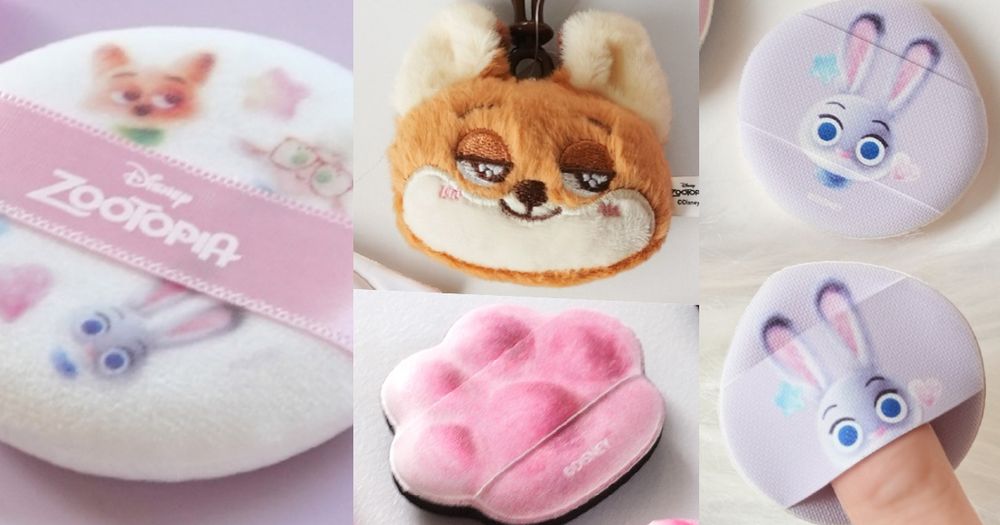 韓國大創推出《動物方城市》聯名美妝工具！茱蒂、尼克氣墊粉撲軟Q又服貼，還有肉墊手指粉撲、可愛到被瘋搶！-1