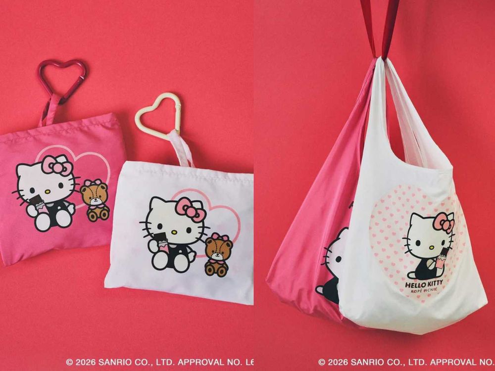 日牌ROPE PICNIC聯名Hello Kitty粉絲要暴動了！「限量T恤＋蝴蝶結小包」可愛到犯規！-9