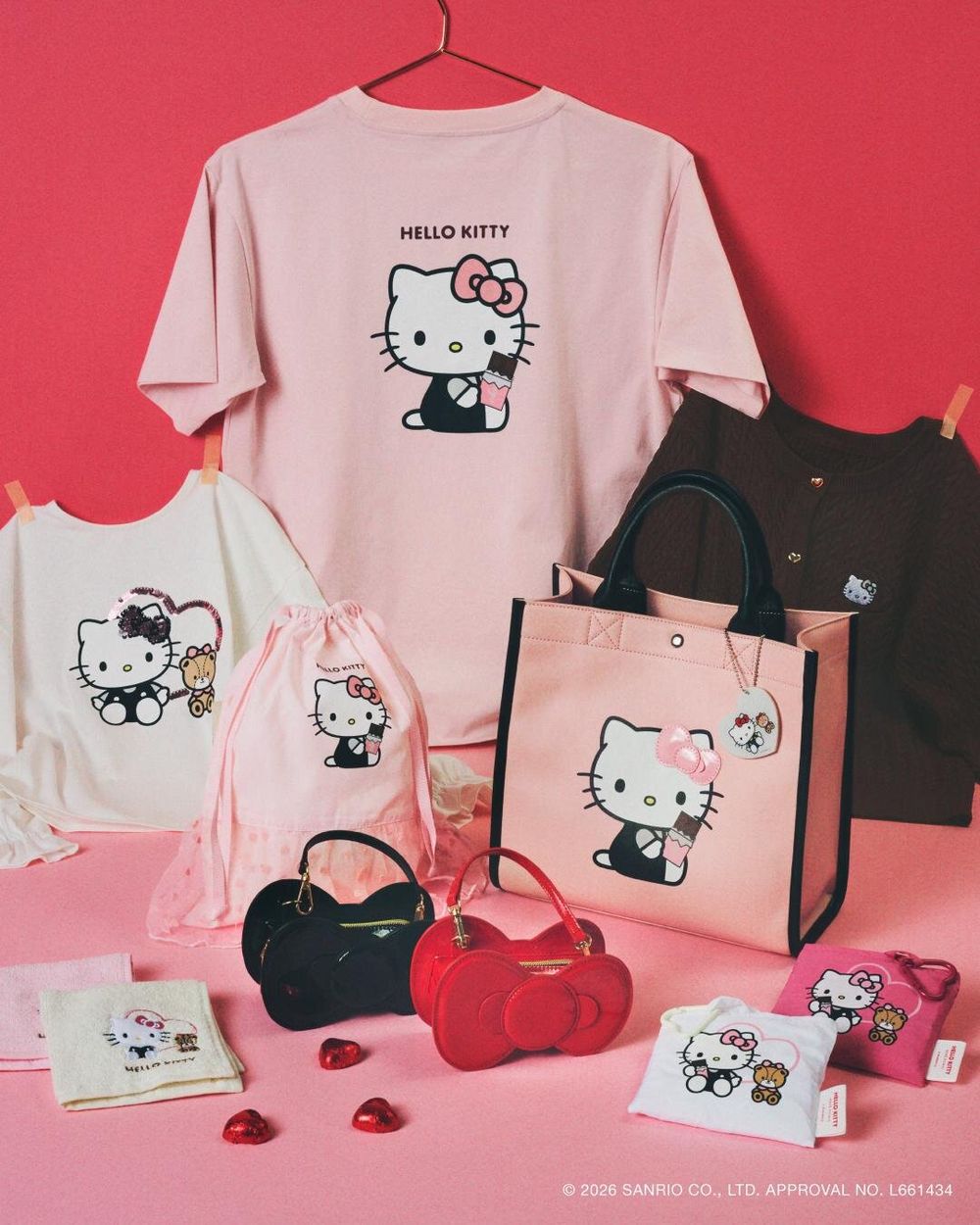日牌ROPE PICNIC聯名Hello Kitty粉絲要暴動了！「限量T恤＋蝴蝶結小包」可愛到犯規！-17