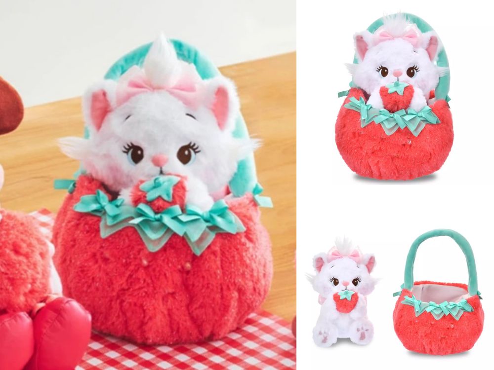 迪士尼水果系列新品也太燒！超可愛「櫻桃奇奇蒂蒂鑰匙圈、抱草莓米妮玩偶」這天軟萌開賣！-5