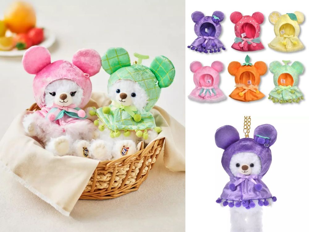迪士尼水果系列新品也太燒！超可愛「櫻桃奇奇蒂蒂鑰匙圈、抱草莓米妮玩偶」這天軟萌開賣！-10