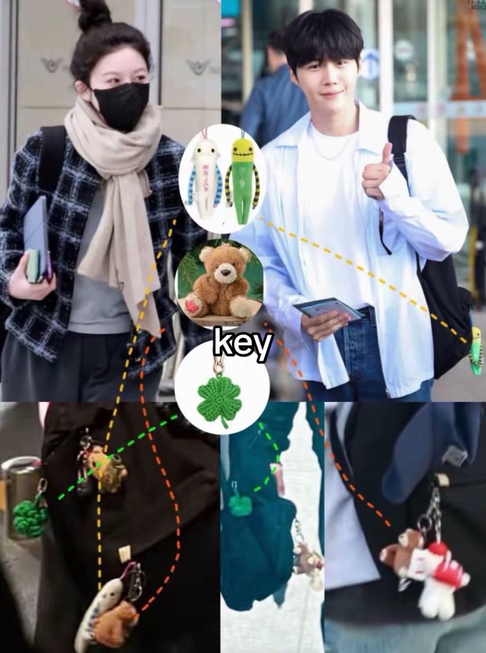 又被抓到有同款！《愛情怎麼翻譯？》金宣虎＆高允貞疑戴香奈兒情侶戒指，吊飾、包包、帽子多達7樣同款單品被挖出！-6