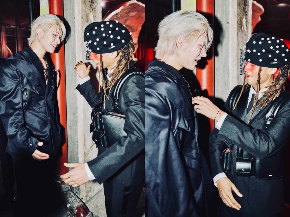 ATEEZ旼琦帥出新高度！驚喜亮相Christian Louboutin大秀、紅底皮靴氣場全開！-3