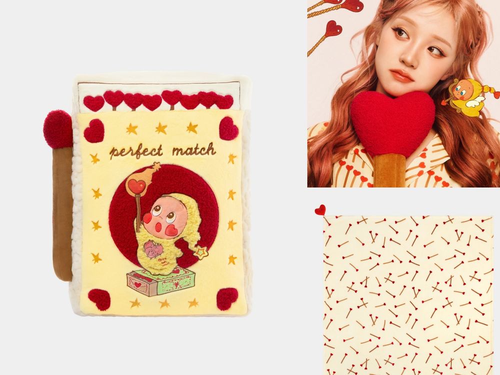 泡泡瑪特星星人聯名家居小物太可愛！「愛心星星人抱枕、立體愛心搥背棒」連宋雨琦都想買！-6