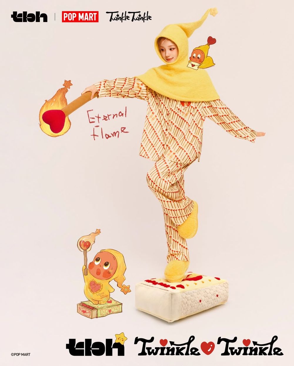 泡泡瑪特星星人聯名家居小物太可愛！「愛心星星人抱枕、立體愛心搥背棒」連宋雨琦都想買！-2