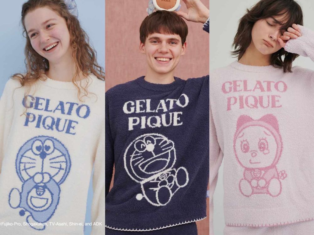 日妞最愛GELATO PIQUE再度攜手哆啦A夢！「竹蜻蜓、哆啦美」軟綿睡衣穿上就想窩在家！-2