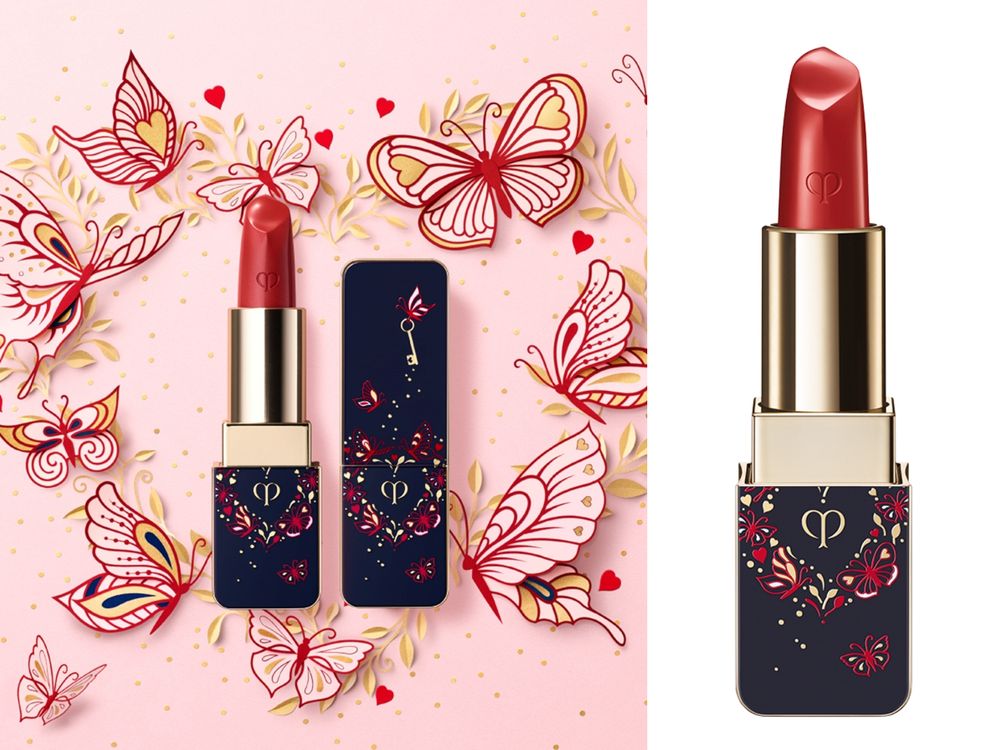 2026最浪漫情人節彩妝！肌膚之鑰「蝶語之愛」限量系列，水潤氣墊＆奢潤唇膏換上夢幻蝴蝶飛舞外殼，擁有就能邂逅幸福！-6