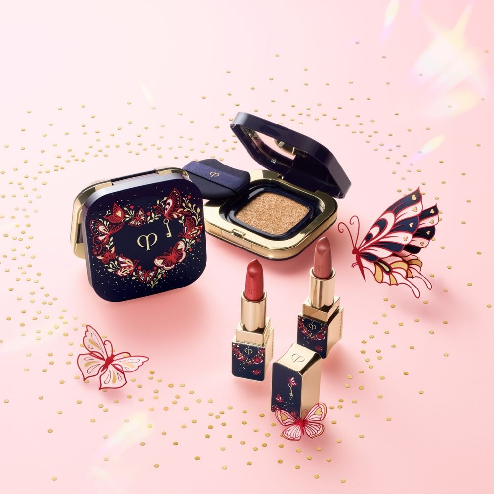 2026最浪漫情人節彩妝！肌膚之鑰「蝶語之愛」限量系列，水潤氣墊＆奢潤唇膏換上夢幻蝴蝶飛舞外殼，擁有就能邂逅幸福！-3