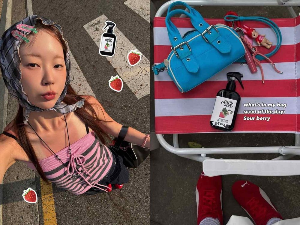 韓國女生最近瘋這個！韓國小眾香氛「織品空間噴霧」草莓、山竹美食香調，新品奶油柑橘香髮乳也被搶空、代購一補貨秒賣完！-10